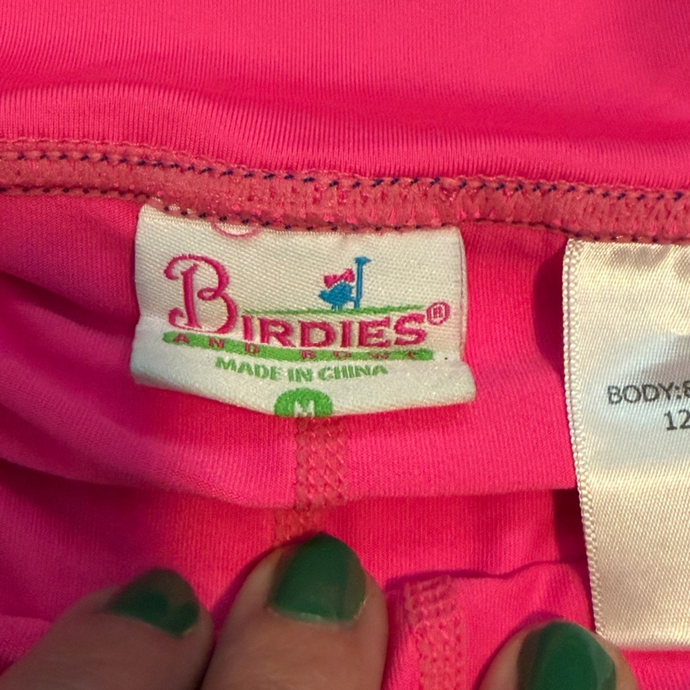 Birdies and Bows Bright Floral Navy & Pink Skort - Picture 7 of 7